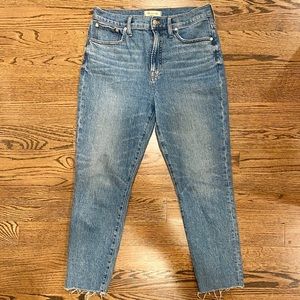 Madewell Perfect Vintage Jean in Enmore Wash: Raw-Hem Edition - Size 29